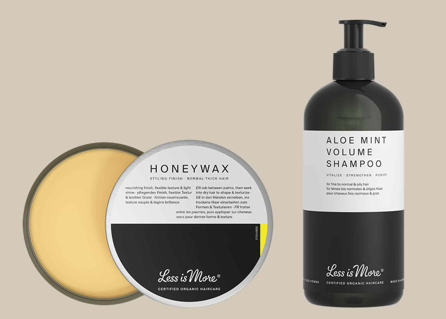 Less is More — Honeywax und Aloe Mint Volume Shampoo